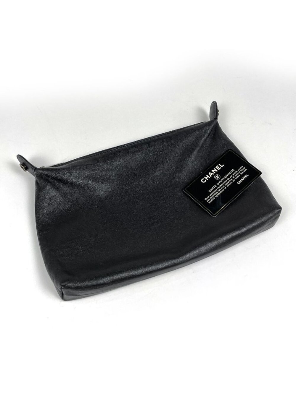 Chanel Cosmos Line Tote CC Logo Leather Black - Picture 11 of 11